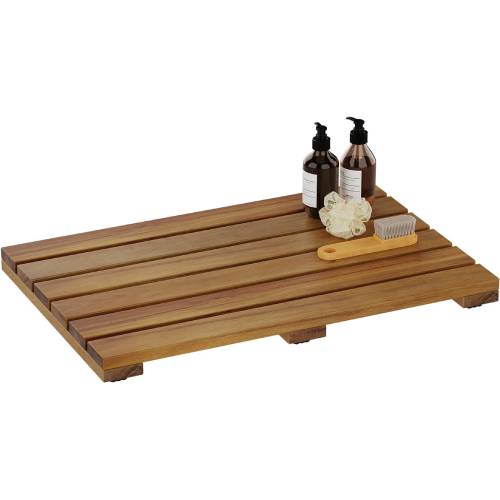 Wood Shower Mat, Non Slip